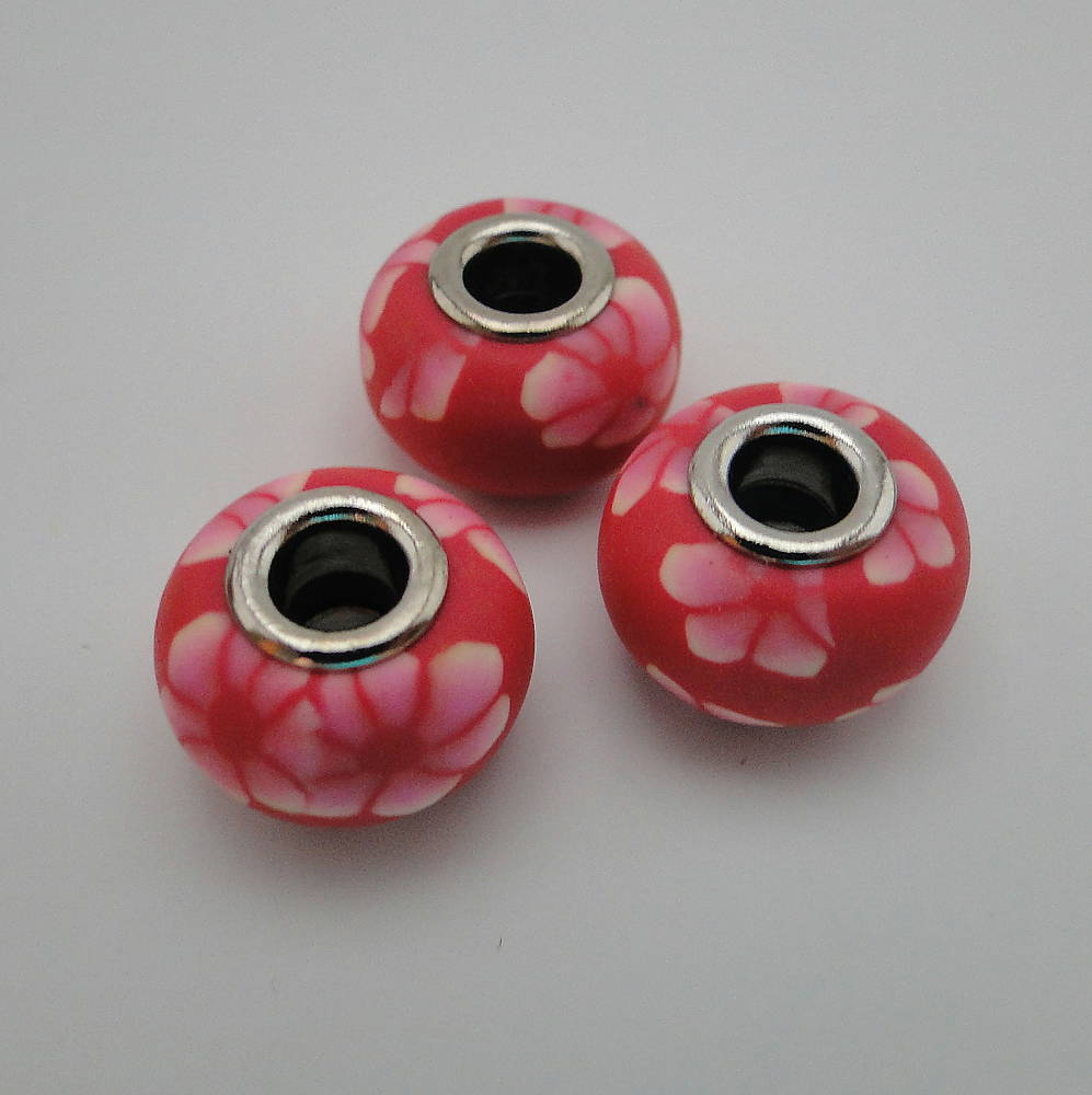 Pandora FIMO 16x10mm-1ks (červená)