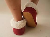 Ponožky, pančuchy, obuv - Barefoot Merino wool Slippers / Capacky - 5792980_