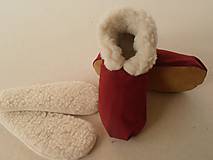 Ponožky, pančuchy, obuv - Barefoot Merino wool Slippers / Capacky - 5792983_