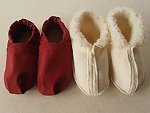 Ponožky, pančuchy, obuv - Barefoot Merino wool Slippers / Capacky - 5792985_