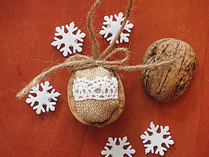 Dekorácie - Vianočné orechy - vintage - 5792838_