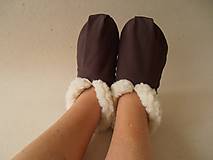 Ponožky, pančuchy, obuv - Barefoot Merino wool Slippers / Capačky - 5793001_