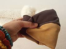 Ponožky, pančuchy, obuv - Barefoot Merino wool Slippers / Capačky - 5793005_
