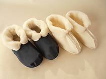 Ponožky, pančuchy, obuv - Ovčie runo CAPAČKY/ Barefoot Merino wool Slippers - 5799490_