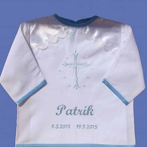 Detské oblečenie - Košieľka na krst - 5800742_