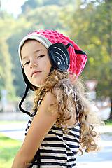 Detské čiapky - Wifi čiapka -ružová sýta zimná - 5800133_