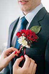 Svadobné pierka - pierko pre ženícha by michelle flowers - 5805684_