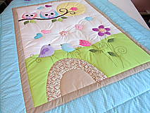 Detský textil - vsadená na tyrkys - 5805612_