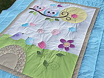 Detský textil - vsadená na tyrkys - 5805624_