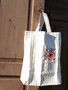 Nákupné tašky - Pevnosť ľanového plátna - nákupná taška  - 5821396_