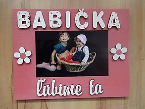 Rámiky - Rámik pre babičku - 5825013_