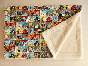 Detský textil - Deka / prikrývka MERINO pre deti 90x 130cm - 5834257_