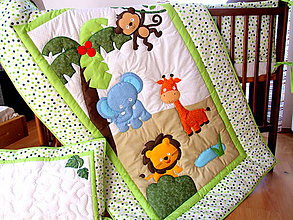 Detský textil - Safari v postieľke - 5835344_