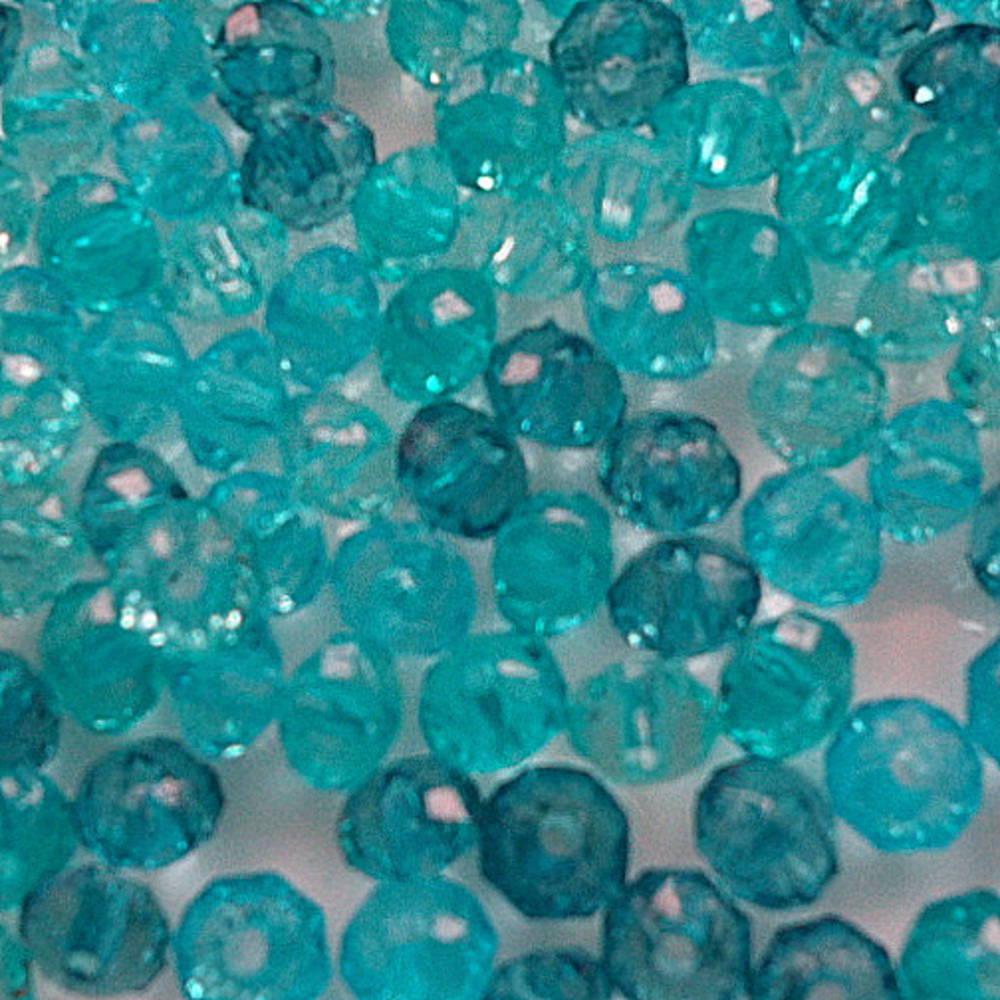 Brúsené plast.rondelky 4x6mm-10g