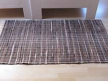 Úžitkový textil - koberec tkaný ,, čokoládový,, 0,8 x 1,5m - 5841994_