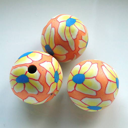 FIMO 22mm-1ks (oranž/žltá)