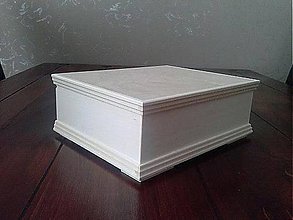 Polotovary - Krabica z masívu vyrezaná BD - 5843677_