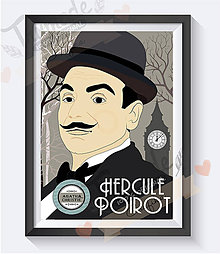 Grafika - Hercule Poirot - Agatha Christie - 5871623_
