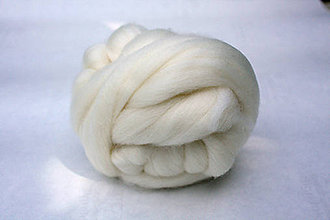Textil - Vlna na plstenie - biela PV050 - 5884954_