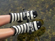 Ponožky, pančuchy, obuv - Zebry - 5900270_