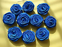 Galantéria - ružičky (Modrá) - 5909035_