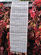 Úžitkový textil - Ručne tkaný koberec, šedý mix - 5921710_