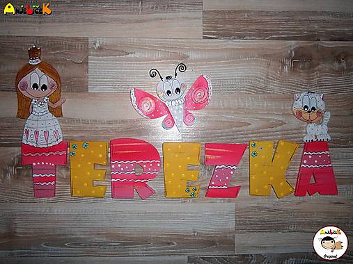 Dekorácie - Nápis - Terezka - 5925282_