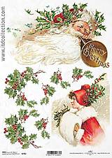 Papier - Ryžový papier Merry Christmas 782 - 5931928_
