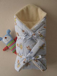Detský textil - Zavinovačka 100% ovčia vlna MERINO Superwash s kašmírom - 5939495_