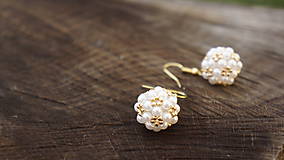 Sady šperkov - súprava bielo-zlatá - 5942229_