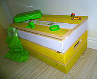 Nábytok - Truhlica na hračky "žaba" - 5956026_