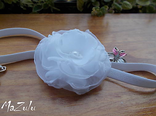 Detské doplnky - Čelenka na krst pre bábätká - 5958476_