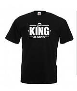 Pánske oblečenie - Tričko "KING" - 5957005_