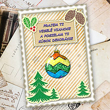 Papiernictvo - Mega vianočná poštová známka - pohľadnica (1) - 5975185_