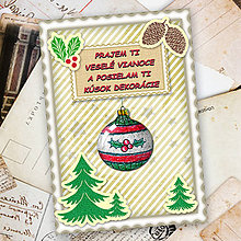 Papiernictvo - Mega vianočná poštová známka - pohľadnica (2) - 5975908_