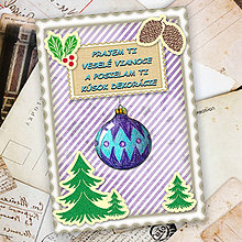 Papiernictvo - Mega vianočná poštová známka - pohľadnica (3) - 5976198_