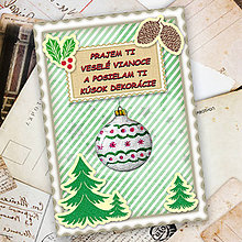Papiernictvo - Mega vianočná poštová známka - pohľadnica (4) - 5977386_