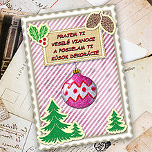 Papiernictvo - Mega vianočná poštová známka - pohľadnica (6) - 5979529_