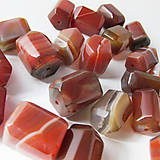 Minerály - Achát Cubo červený / 20x15x15mm - 5982599_