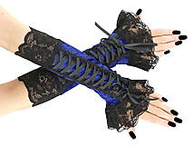 Rukavice - Gotické rukavice so šnurovaním  0565 - 5987362_