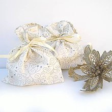 Úžitkový textil - Vianočné darčekové vrecúško - 5994729_