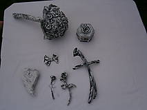 Kytice pre nevestu - Svadobná kytica z mojej kolekcie v štýle Shabby chic - 5994139_