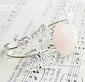Rose Quartz & Butterfly