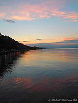 Fotografie - Romantický západ slnka na jazere - 6012495_