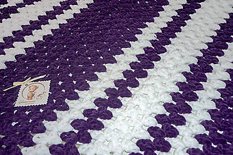 Detský textil - Detská deka Purple - 6011671_