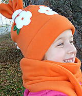 Detské čiapky - Rozkvitnutý pomaranč - 6022661_