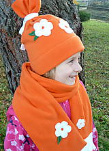 Detské čiapky - Rozkvitnutý pomaranč - 6022666_
