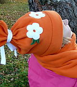 Detské čiapky - Rozkvitnutý pomaranč - 6022667_