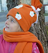 Detské čiapky - Rozkvitnutý pomaranč - 6022680_