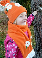 Detské čiapky - Rozkvitnutý pomaranč - 6022688_